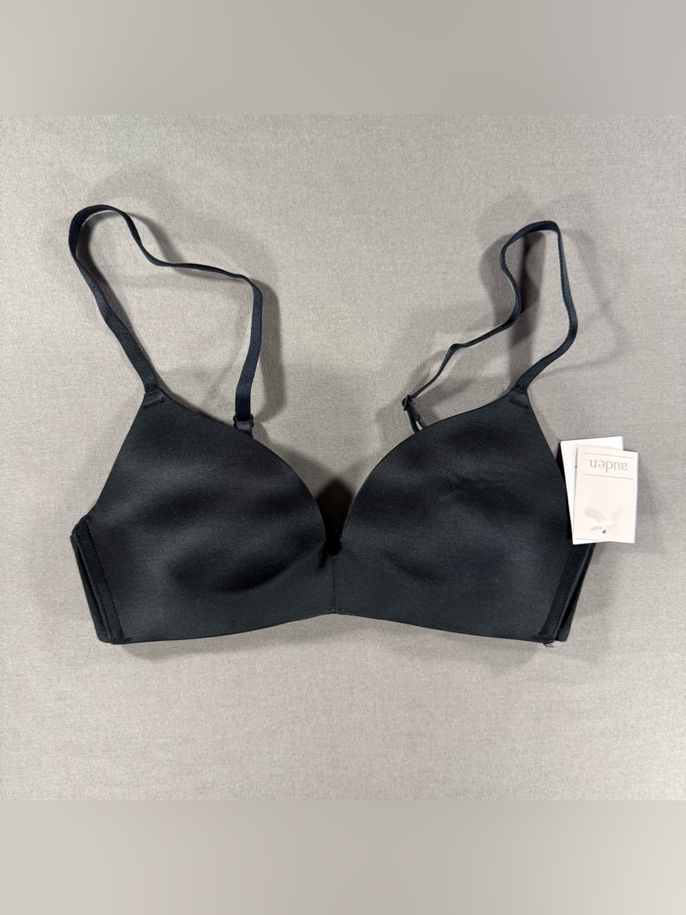 NWT Auden Black Wireless T-Shirt Bra Smooth Everyday Comfort Bra